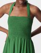 Strapless jurk met gesmokte rug Dames-3