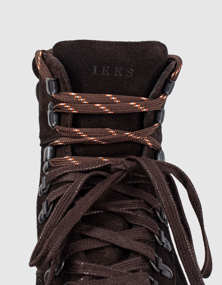 Botas chocolate oscuro ante montaña Hombre-6