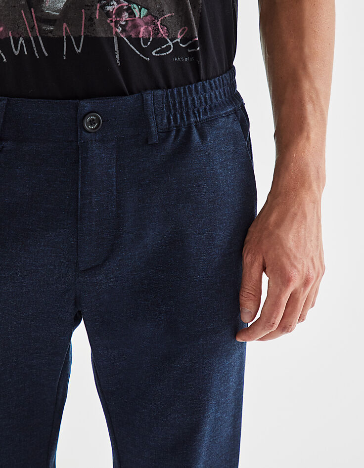Jogpant SLIM marino con cremallera bajos DRY FAST Hombre-4