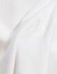 Tee-shirt col rond blanc visuels fruits-6