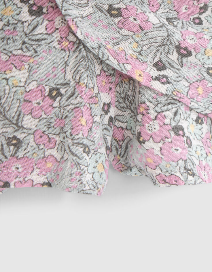 Falda pantalón LENZING™ ECOVERO™ florecitas bebé niña-5