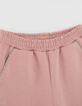 Roze jogging met print meisjes-2