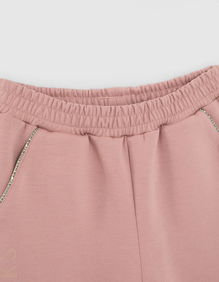Roze jogging met print meisjes-4