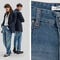Unisex indigo WATERLESS denim REGULAR Gender Free jeans - IKKS image number 4