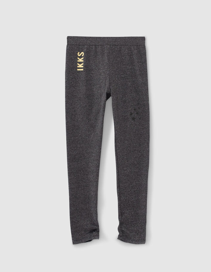 Leggings grises 2 en 1 y falda tul niña-4