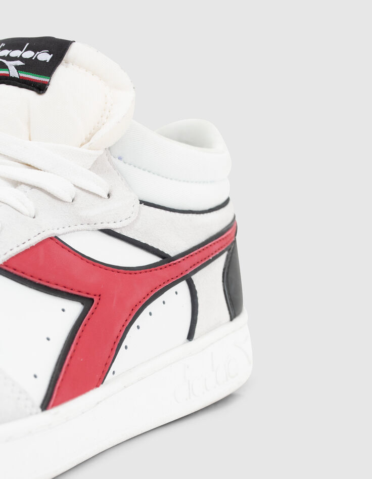 Baskets Mixtes blanches, grises et rouges IKKS X DIADORA-6