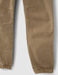 Pantalon beige &eacute;lastiqu&eacute; forme battle gar&ccedil;on -6