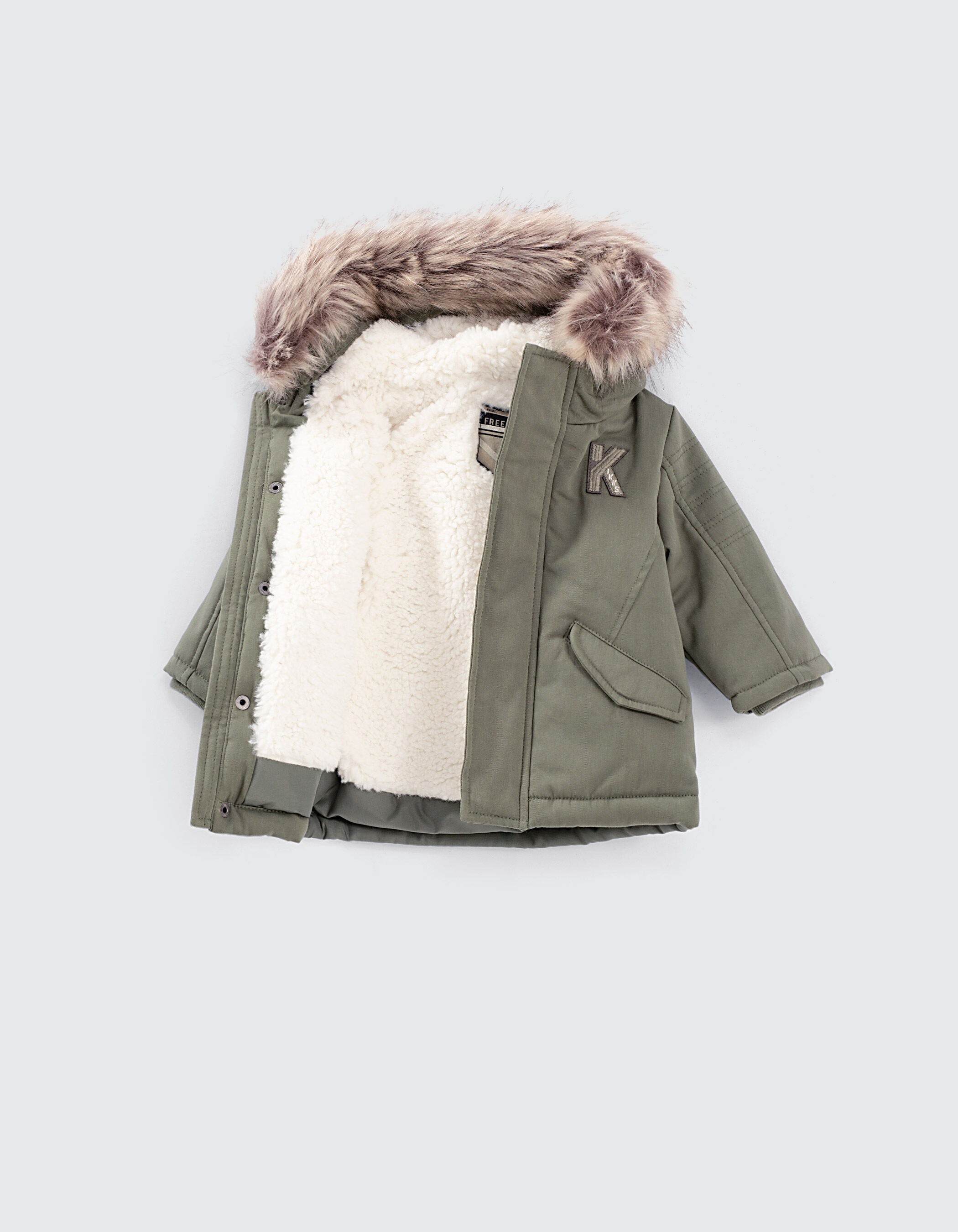 Parka ikks garcon kaki best sale