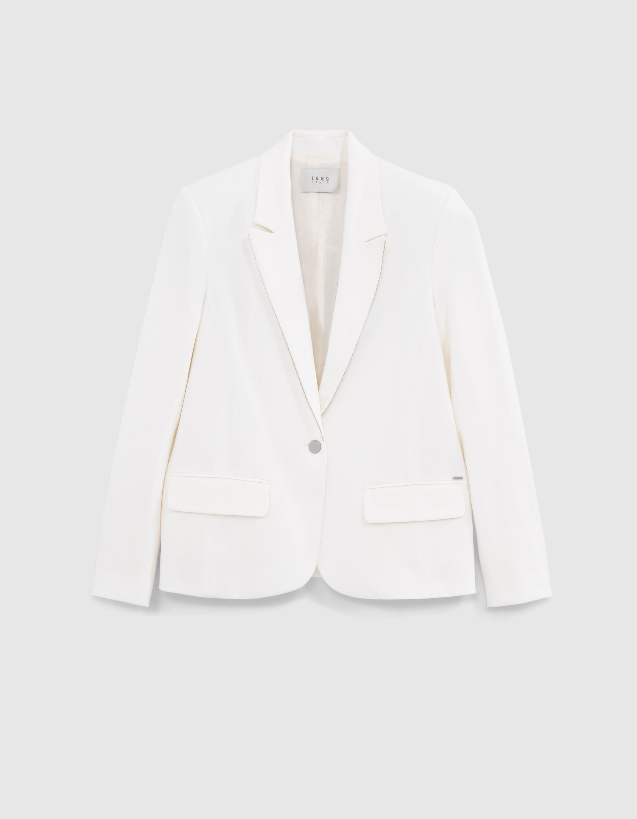 Americana blanca bolitas mujer IKKS