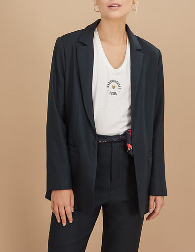 Duck green blazer pied-de-poule motief I.Code