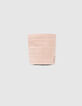 Snood rosa punto fantas&iacute;a l&uacute;rex insignia bronce ni&ntilde;a-5