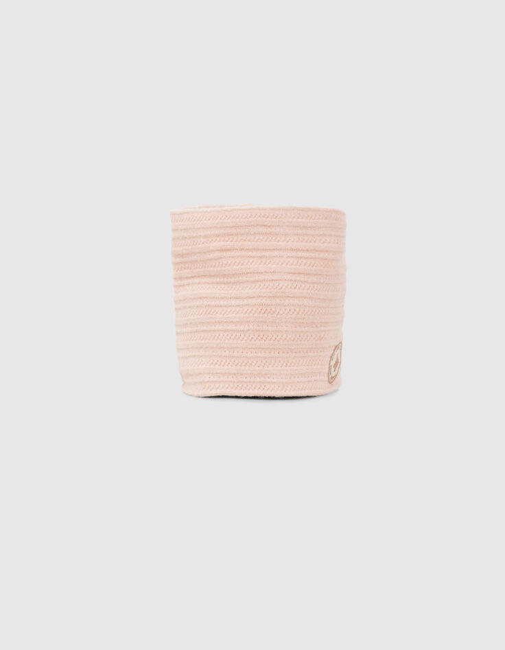 Snood rosa punto fantas&iacute;a l&uacute;rex insignia bronce ni&ntilde;a-5