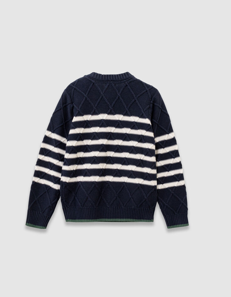 Boys’ decorative knit sailor sweater-2