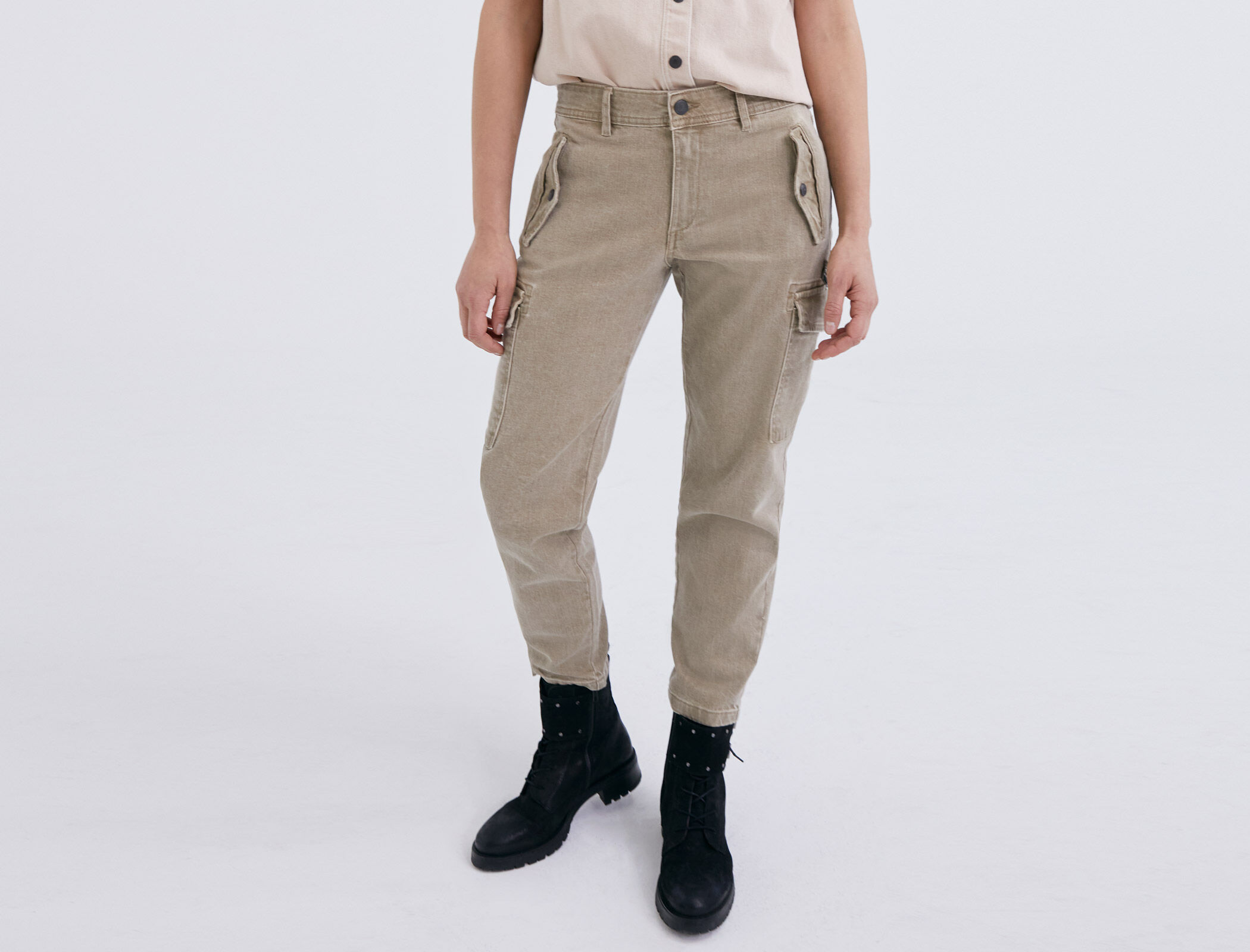 Pantalon kaki 2025 mujer