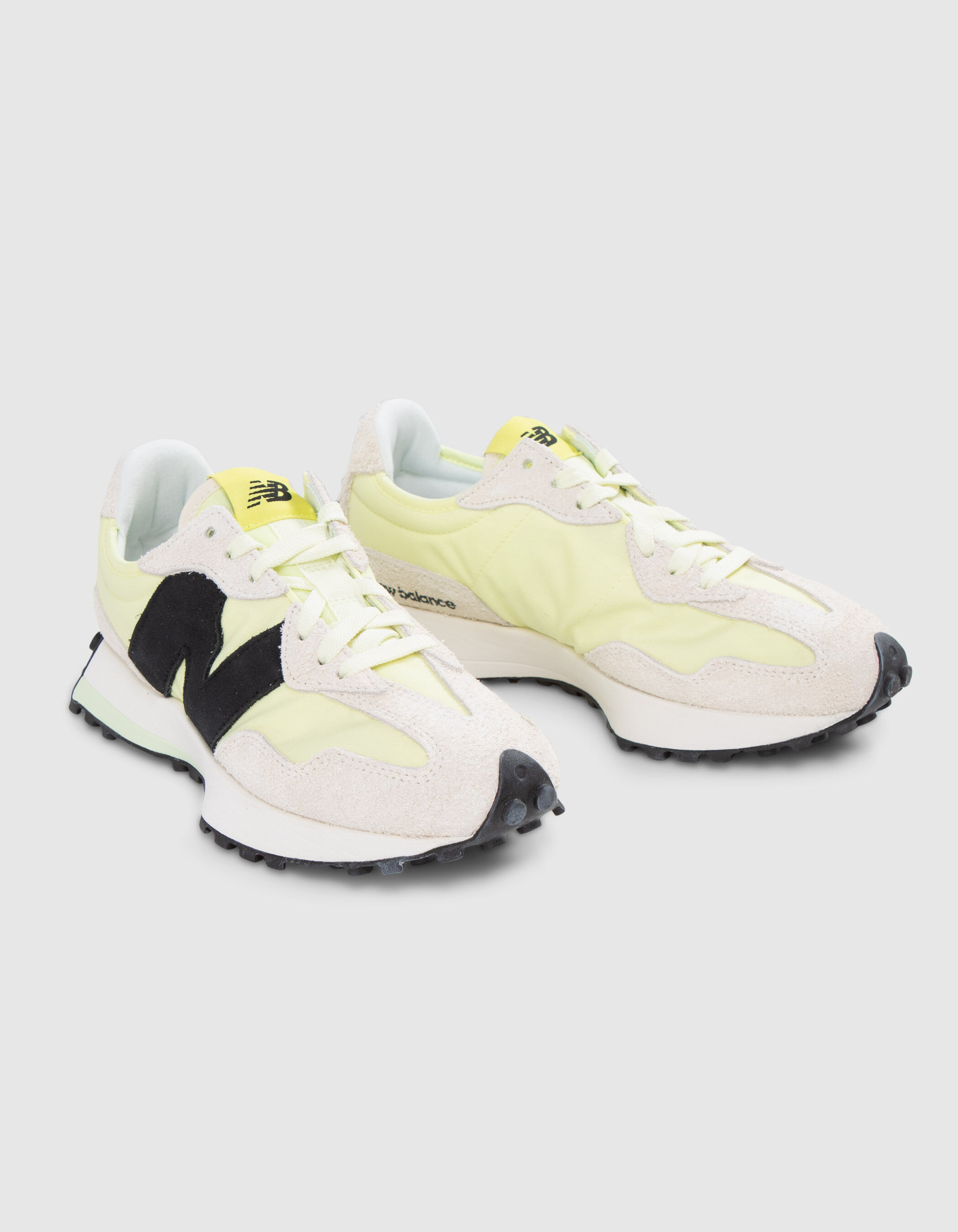 Baskets lime NEW BALANCE 327 Femme IKKS
