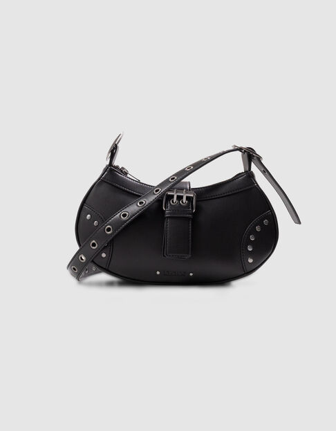 Bolso negro tachuelas niña - IKKS