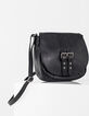 Bolso bandolera The Waiter cuero hebillas metal-2