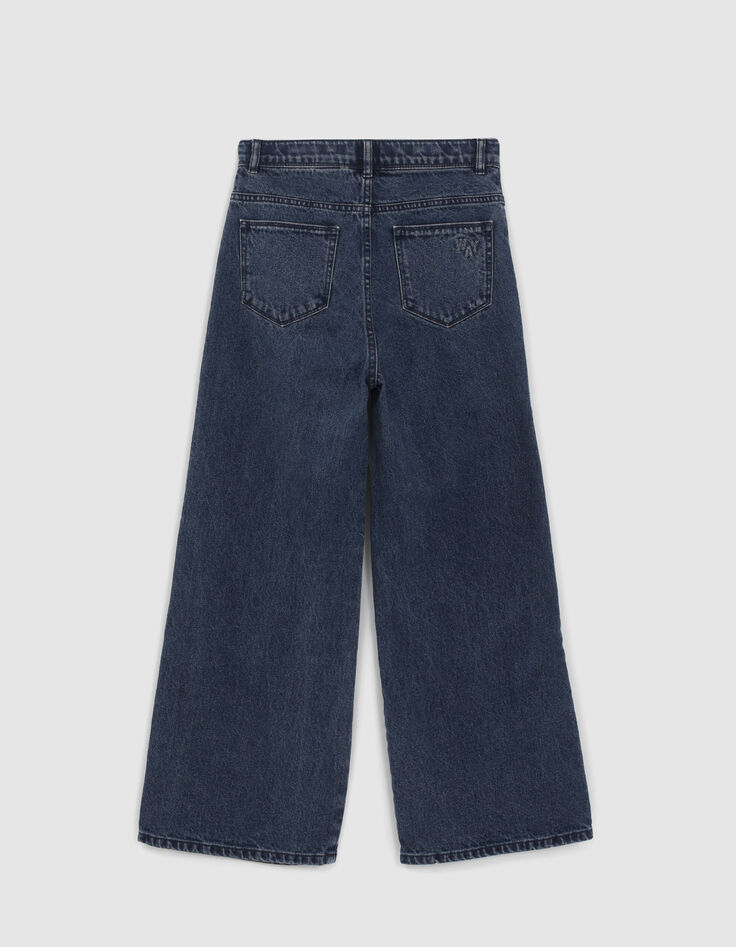 Vaqueros wide leg azules niña-3