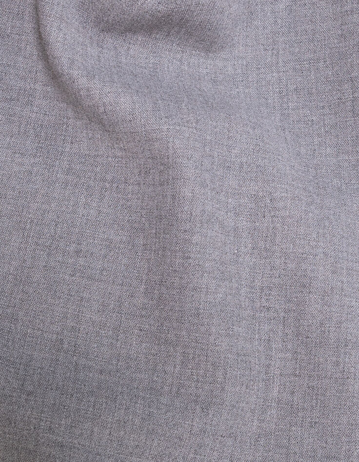 Girls’ grey wide-leg trousers with flat pleats-7