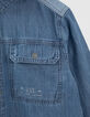 Camisa vaquera azul capucha extra&iacute;ble-5
