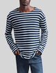 Men’s long-sleeve sailor-stripe T-shirt-1