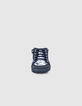 Navy sneakers print French West Coast babyjongens -2