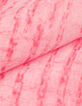 Robe longue rose motif rayures floues Femme-9