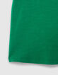 Groen topje kanten biezen meisjes-4
