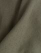 Robe kaki jacquard plastron brodé fille-9