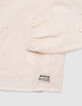 Blouse ecru broderie anglaise motifs army fille-4