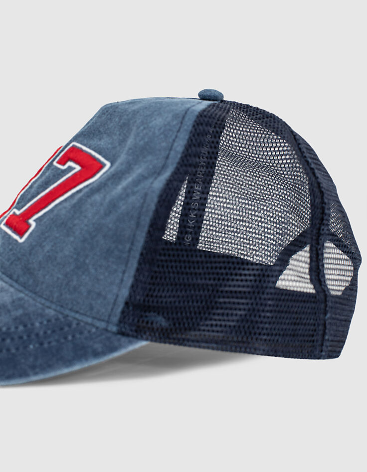 Casquette navy brodée 87 garçon-6