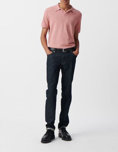 Sakura Herrenpoloshirt aus Flammstrick - IKKS