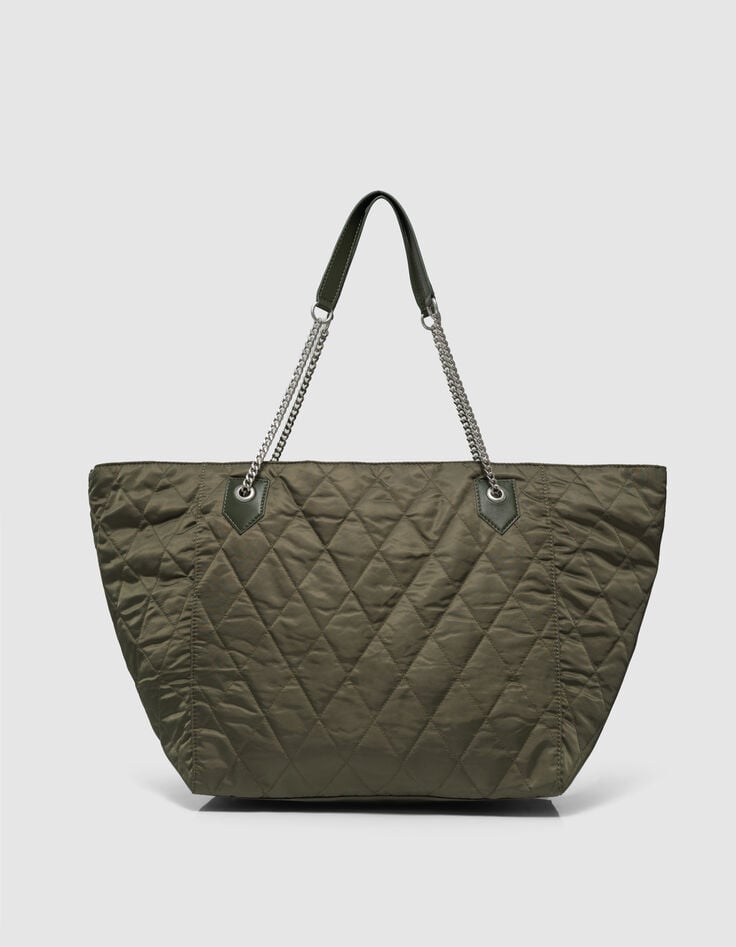 Tas 1440 kaki ruit ruit XL Dames-1