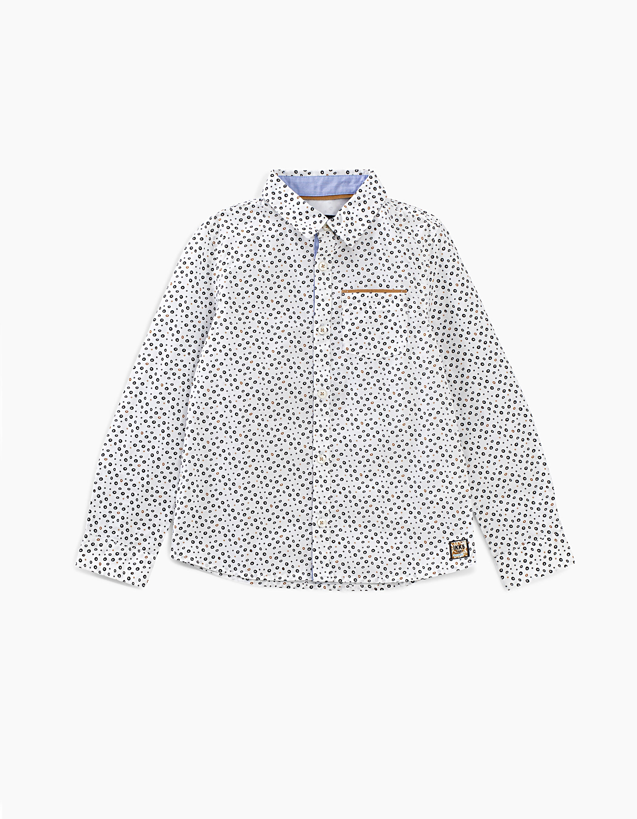 Camisa blanca hot sale bolsillo leopardo