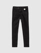Vaquero skinny black used con fular REPREVE niña -4