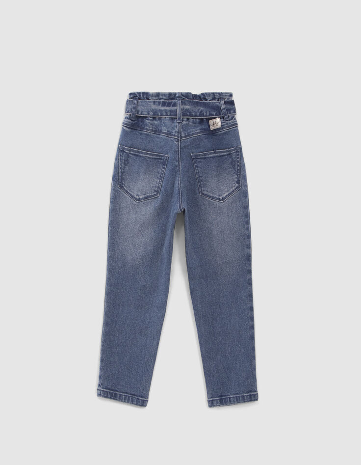 Girls’ blue Waterless BALLOON jeans-4