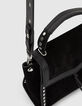 Sac The Driver Rock en mix cuir noir femme-3