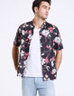 Chemise noire imprimée maxi-floral Homme-7