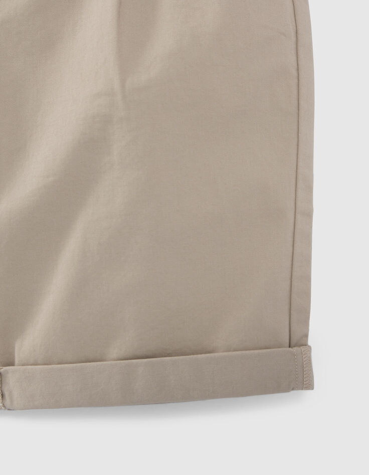 Bermuda CHINO beige garçon-4