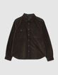Boys’ khaki needlecord shirt-1