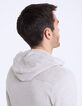 Cárdigan beige cremallera y capucha Hombre-2
