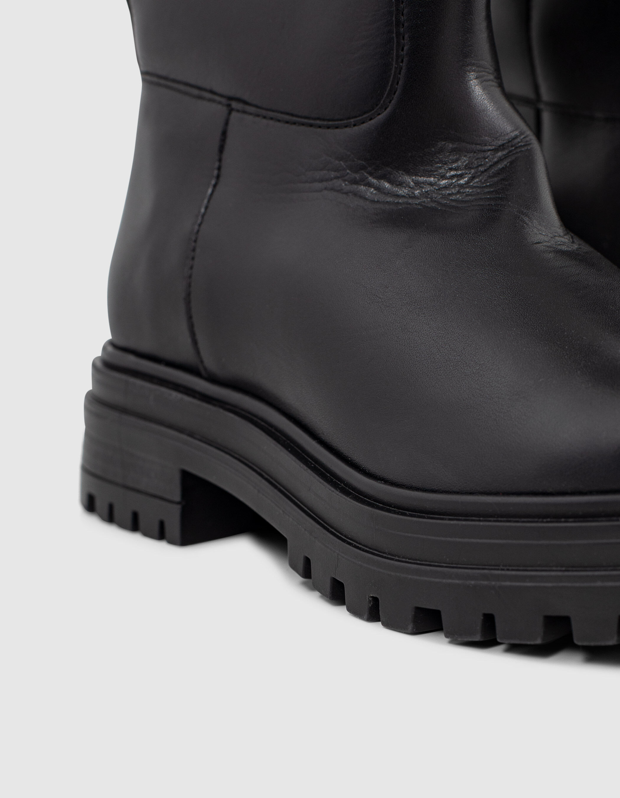 Bottes hautes hotsell en cuir femme