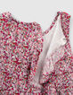 Top fucsia floral niña-5