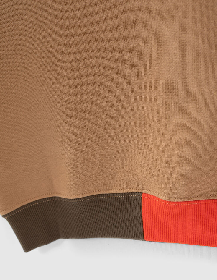 Camelfarbenes Jungen-Sweatshirt mit NYC-Pr&auml;gung-7