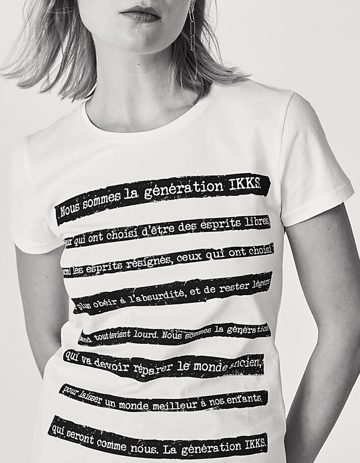 Tee-shirt Manifesto 1440 Leather Story femme-1