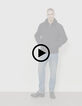 Marineblaue kurze Herren-Fliegerjacke trennbarer Kragen-6 Marineblaue kurze Herren-Fliegerjacke trennbarer Kragen-6