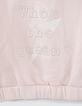 Lichtroze sweater met rivetten, geborduurde tekst meisjes-4