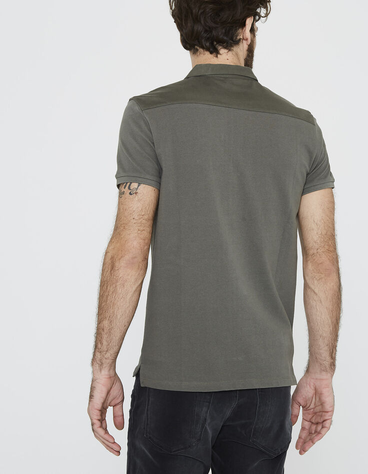 Polo caqui hombre-3