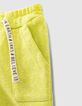 Yuzugelbe Sweatbermudas für Babyjungen -6
