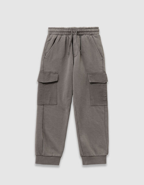 Pantalon de jogging kaki coton bio esprit battle gar&ccedil;on - IKKS